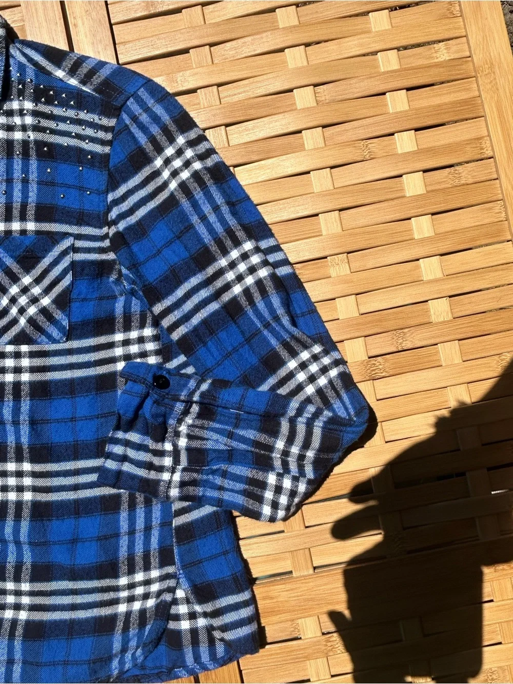 🔥3/$8- Justice- 2 light weight flannels